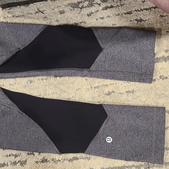 Lululemon Pace Rival Crop *22" Heathered Black / Black - Picture 13 of 16